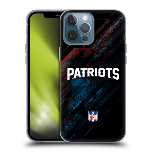 NFL New England Patriots Logo Blur Soft Gel Case for Apple iPhone 13 Pro Max