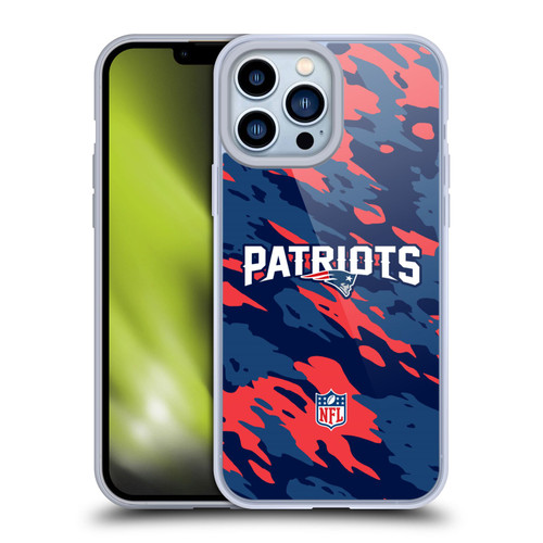 NFL New England Patriots Logo Camou Soft Gel Case for Apple iPhone 13 Pro Max NFL New England Patriots Logo Camou Soft Gel Case for Apple iPhone 13 Pro Max