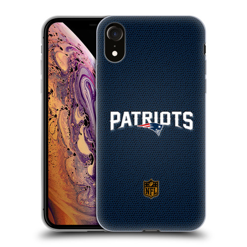 NFL New England Patriots Logo Football Soft Gel Case for Apple iPhone XR NFL New England Patriots Logo Football Soft Gel Case for Apple iPhone XR