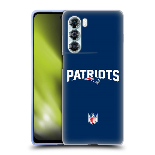 NFL New England Patriots Logo Plain Soft Gel Case for Motorola Edge S30 / Moto G200 5G
