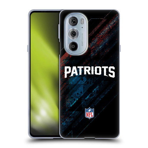NFL New England Patriots Logo Blur Soft Gel Case for Motorola Edge X30