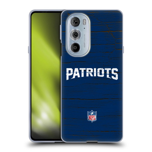 NFL New England Patriots Logo Distressed Look Soft Gel Case for Motorola Edge X30