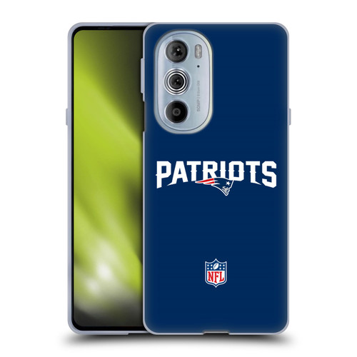 NFL New England Patriots Logo Plain Soft Gel Case for Motorola Edge X30