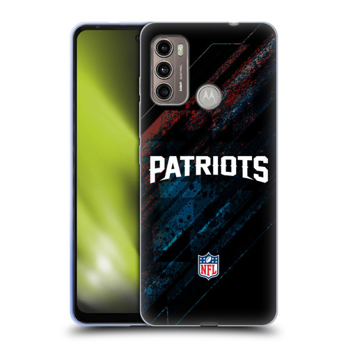 NFL New England Patriots Logo Blur Soft Gel Case for Motorola Moto G60 / Moto G40 Fusion