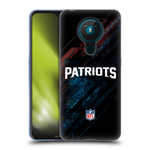 NFL New England Patriots Logo Blur Soft Gel Case for Nokia 5.3