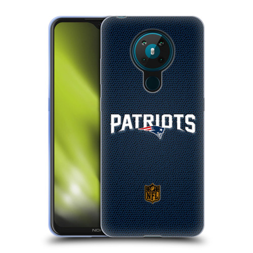 NFL New England Patriots Logo Football Soft Gel Case for Nokia 5.3