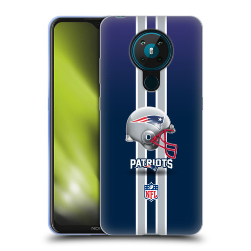 NFL New England Patriots Logo Helmet Soft Gel Case for Nokia 5.3