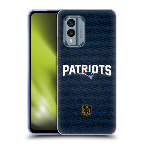 NFL New England Patriots Logo Football Soft Gel Case for Nokia X30
