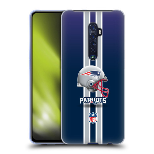 NFL New England Patriots Logo Helmet Soft Gel Case for OPPO Reno 2