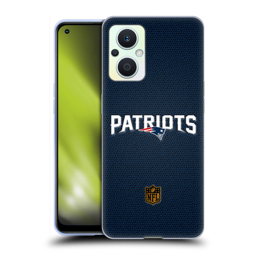 NFL New England Patriots Logo Football Soft Gel Case for OPPO Reno8 Lite