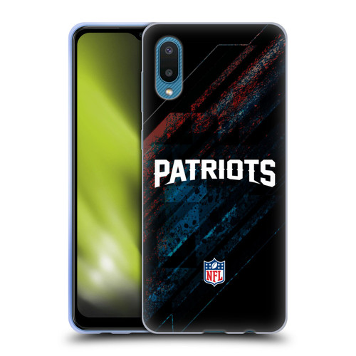 NFL New England Patriots Logo Blur Soft Gel Case for Samsung Galaxy A02/M02 (2021)
