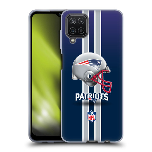 NFL New England Patriots Logo Helmet Soft Gel Case for Samsung Galaxy A12 (2020)