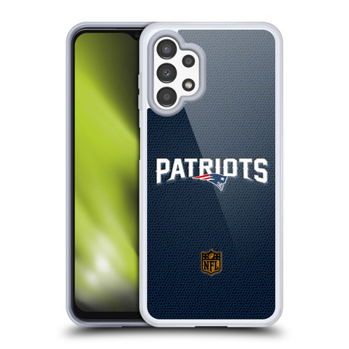 NFL New England Patriots Logo Football Soft Gel Case for Samsung Galaxy A13 (2022)