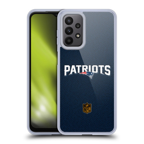 NFL New England Patriots Logo Football Soft Gel Case for Samsung Galaxy A23 / 5G (2022) NFL New England Patriots Logo Football Soft Gel Case for Samsung Galaxy A23 / 5G (2022)