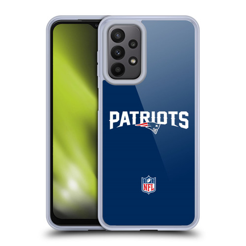 NFL New England Patriots Logo Plain Soft Gel Case for Samsung Galaxy A23 / 5G (2022) NFL New England Patriots Logo Plain Soft Gel Case for Samsung Galaxy A23 / 5G (2022)