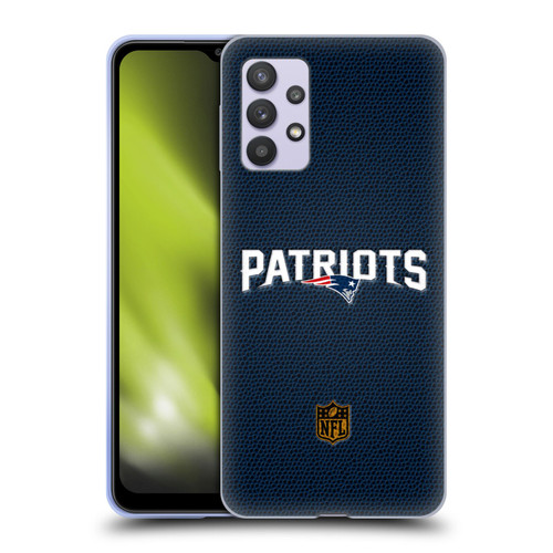 NFL New England Patriots Logo Football Soft Gel Case for Samsung Galaxy A32 5G / M32 5G (2021)