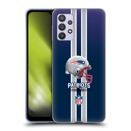NFL New England Patriots Logo Helmet Soft Gel Case for Samsung Galaxy A32 5G / M32 5G (2021)