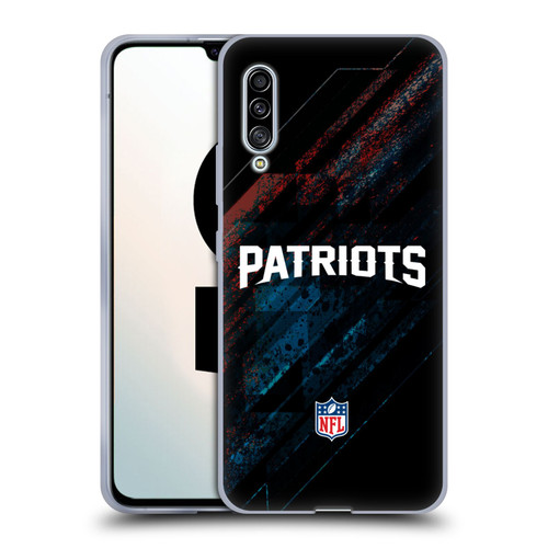 NFL New England Patriots Logo Blur Soft Gel Case for Samsung Galaxy A90 5G (2019)