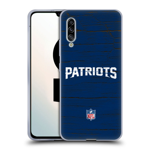NFL New England Patriots Logo Distressed Look Soft Gel Case for Samsung Galaxy A90 5G (2019)