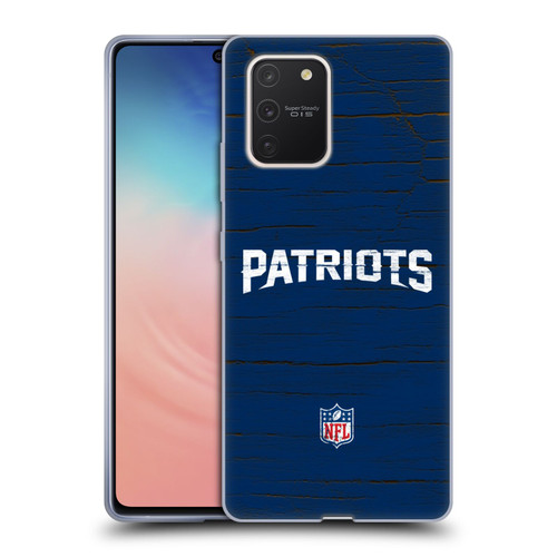 NFL New England Patriots Logo Distressed Look Soft Gel Case for Samsung Galaxy S10 Lite