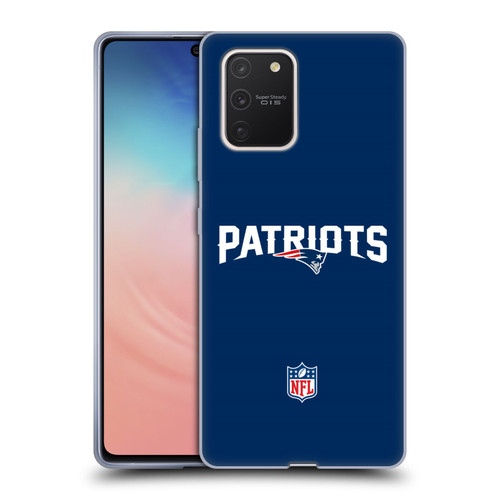 NFL New England Patriots Logo Plain Soft Gel Case for Samsung Galaxy S10 Lite