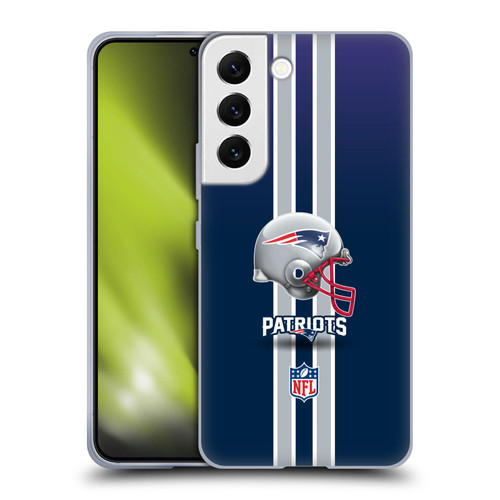 NFL New England Patriots Logo Helmet Soft Gel Case for Samsung Galaxy S22 5G