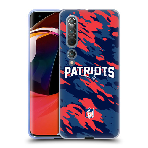 NFL New England Patriots Logo Camou Soft Gel Case for Xiaomi Mi 10 5G / Mi 10 Pro 5G
