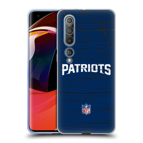 NFL New England Patriots Logo Distressed Look Soft Gel Case for Xiaomi Mi 10 5G / Mi 10 Pro 5G