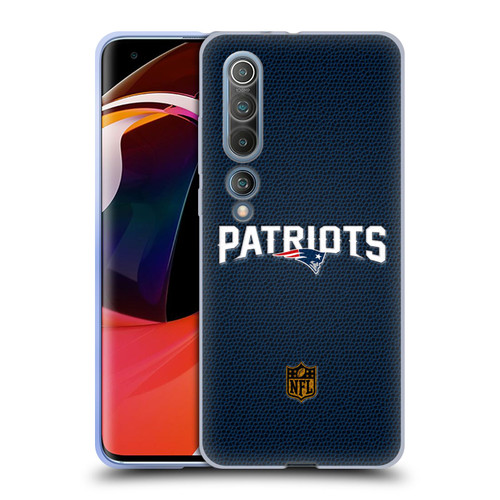 NFL New England Patriots Logo Football Soft Gel Case for Xiaomi Mi 10 5G / Mi 10 Pro 5G