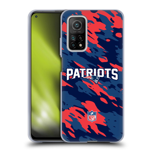 NFL New England Patriots Logo Camou Soft Gel Case for Xiaomi Mi 10T 5G