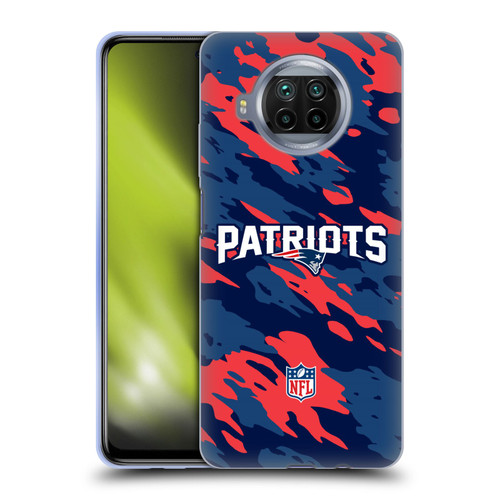 NFL New England Patriots Logo Camou Soft Gel Case for Xiaomi Mi 10T Lite 5G