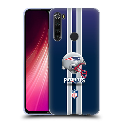 NFL New England Patriots Logo Helmet Soft Gel Case for Xiaomi Redmi Note 8T