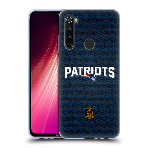NFL New England Patriots Logo Football Soft Gel Case for Xiaomi Redmi Note 8T