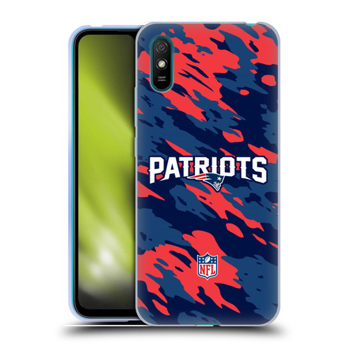 NFL New England Patriots Logo Camou Soft Gel Case for Xiaomi Redmi 9A / Redmi 9AT