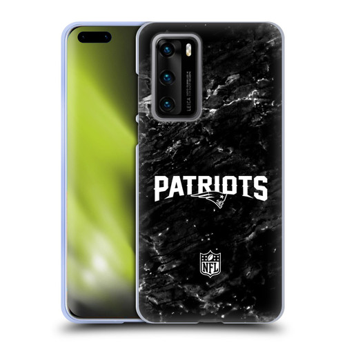 NFL New England Patriots Artwork Marble Soft Gel Case for Huawei P40 5G