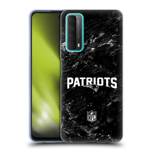 NFL New England Patriots Artwork Marble Soft Gel Case for Huawei P Smart (2021)