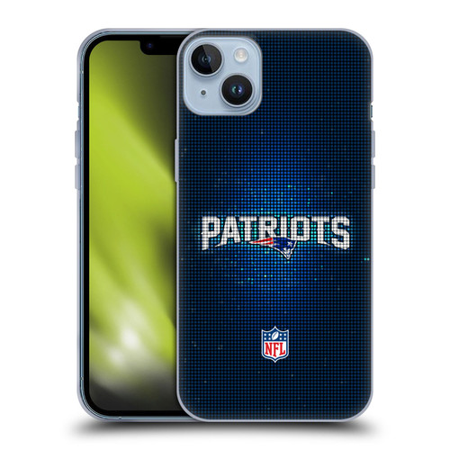 NFL New England Patriots Artwork LED Soft Gel Case for Apple iPhone 14 Plus