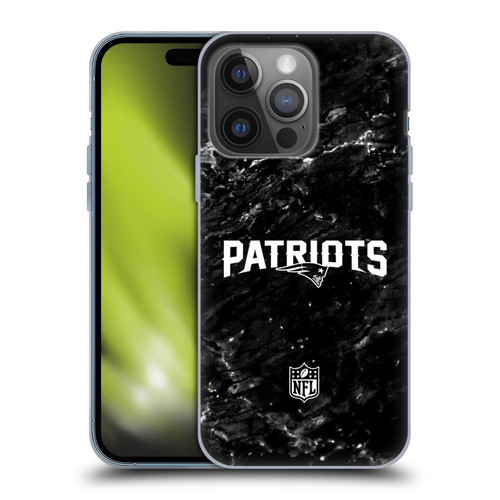 NFL New England Patriots Artwork Marble Soft Gel Case for Apple iPhone 14 Pro