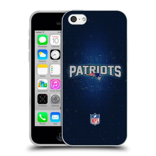 NFL New England Patriots Artwork LED Soft Gel Case for Apple iPhone 5c