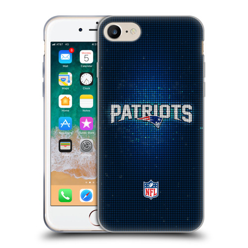 NFL New England Patriots Artwork LED Soft Gel Case for Apple iPhone 7 / 8 / SE 2020 & 2022