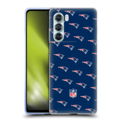 NFL New England Patriots Artwork Patterns Soft Gel Case for Motorola Edge S30 / Moto G200 5G