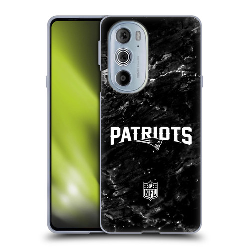 NFL New England Patriots Artwork Marble Soft Gel Case for Motorola Edge X30
