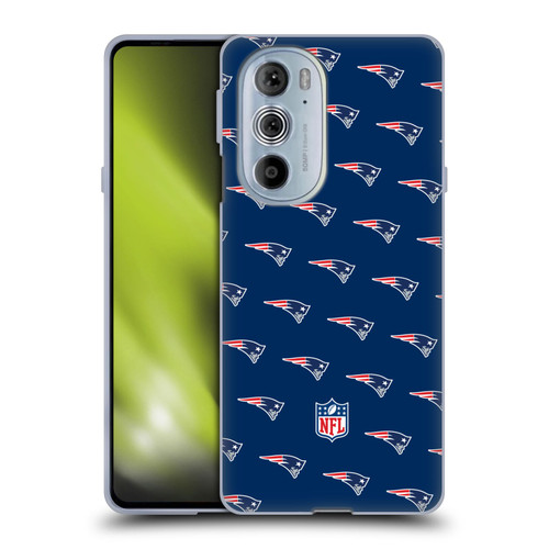 NFL New England Patriots Artwork Patterns Soft Gel Case for Motorola Edge X30