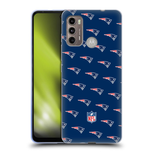 NFL New England Patriots Artwork Patterns Soft Gel Case for Motorola Moto G60 / Moto G40 Fusion