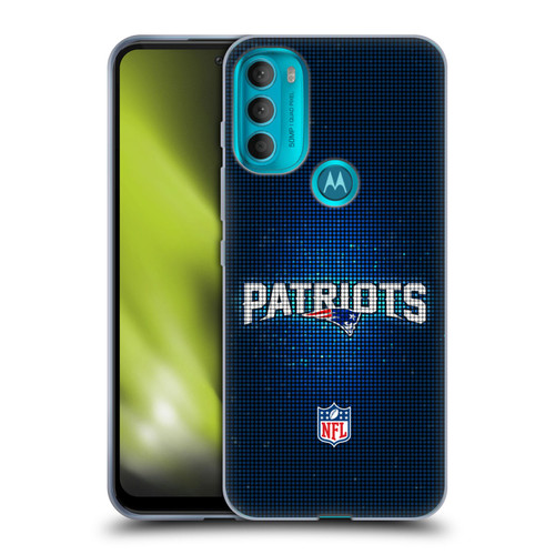 NFL New England Patriots Artwork LED Soft Gel Case for Motorola Moto G71 5G