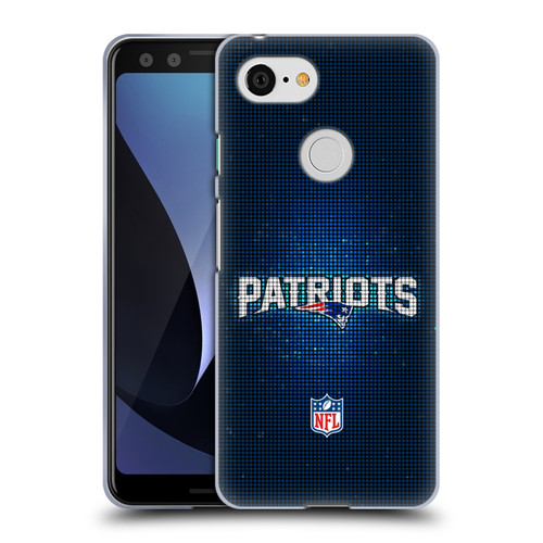 NFL New England Patriots Artwork LED Soft Gel Case for Google Pixel 3
