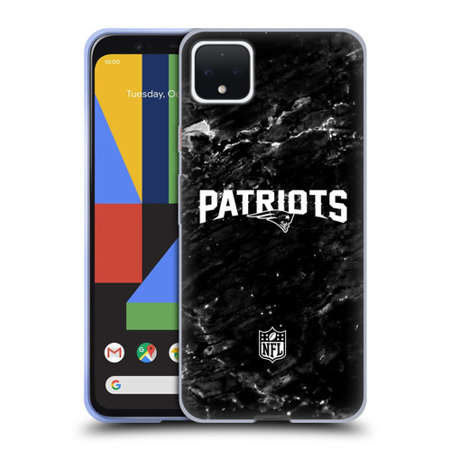 NFL New England Patriots Artwork Marble Soft Gel Case for Google Pixel 4 XL