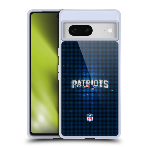 NFL New England Patriots Artwork LED Soft Gel Case for Google Pixel 7