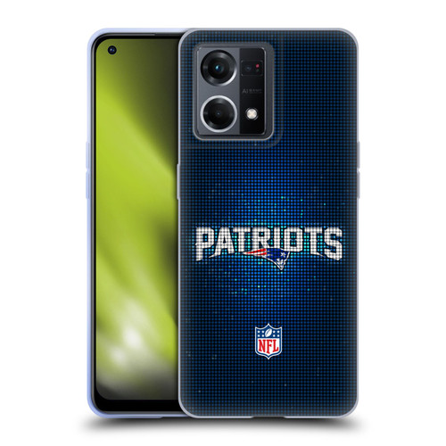 NFL New England Patriots Artwork LED Soft Gel Case for OPPO Reno8 4G