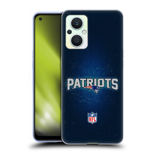 NFL New England Patriots Artwork LED Soft Gel Case for OPPO Reno8 Lite